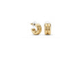 Orecchini double Hoops Mini Bombati