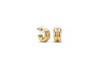 Orecchini double Hoops Mini Bombati