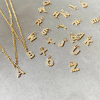 Ciondoli lettere oro